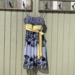 Flower Print Summer Dress
